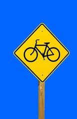 bike path crossing sign