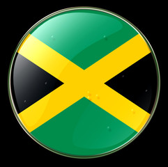 jamaica flag button