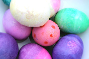 grouping of easter eggs