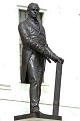 statue of man