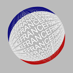 sphere france flag