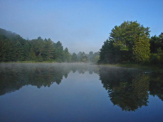 Obraz premium reflecting lake