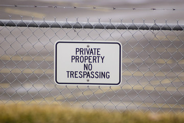 private property sign