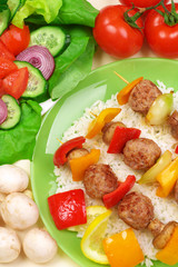 dinner - kebab
