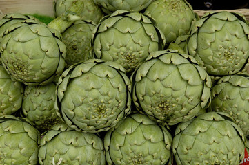 Fototapeta premium vente d'artichauts