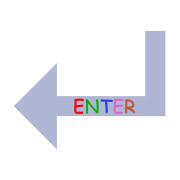 enter arrow