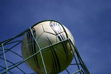 Tableau sur plexiglas Football football  1  © Val Thoermer