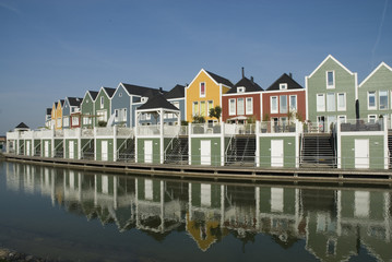 wooden houses