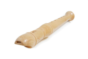 old wood flute