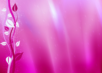 abstract purple background with leaf