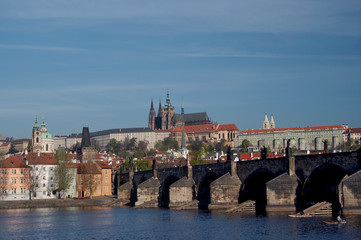 prague castle and charles bridge