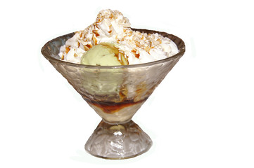 glace et chantilly
