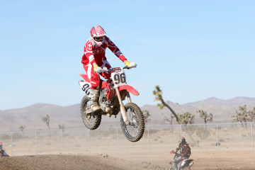 dirt bike airborne