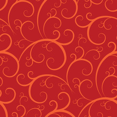 seamless swirly wallpaper pattern