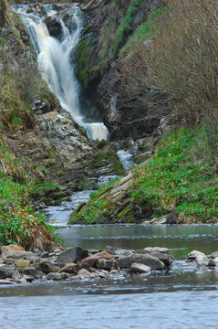 gentle waterfall