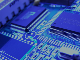 circuit intégré issu d'un ordinateur