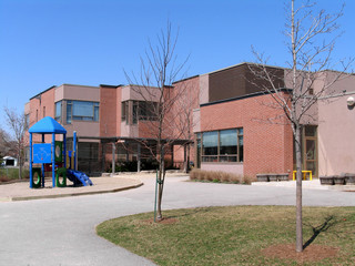 modern school building