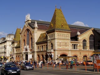 Crédence de cuisine en verre imprimé Budapest marché central de budapest