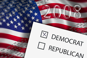 vote 2008 concept