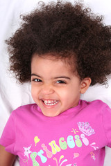 girl in pink shirt