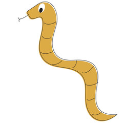 Obraz premium cartoon snake