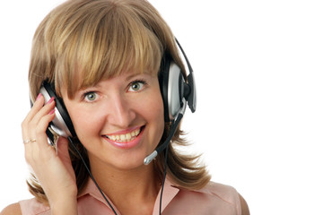 Fototapeta premium smiling operator