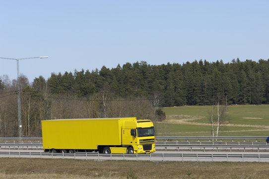 yellow truck concept