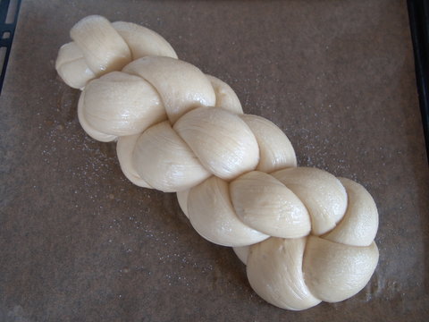 zopf vor dem backen
