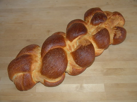 gebackener zopf