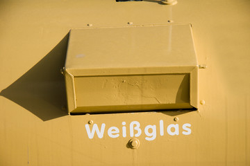 weißglas - behälter