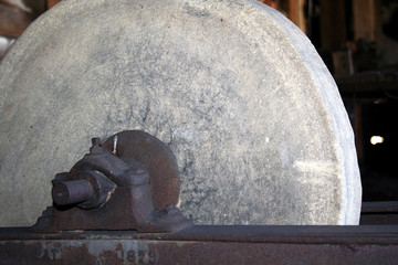 old grinding wheel