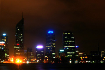perth city at night