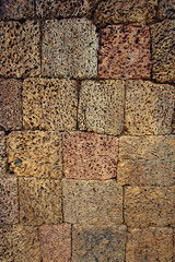 ancient block wall
