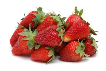 group of strawberries