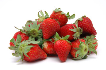 group of strawberries