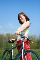 woman and bike © matka_Wariatka