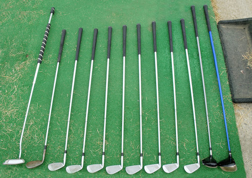 set golf clubs