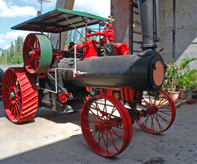 antique tractor