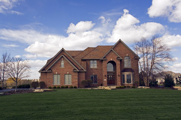 luxury suburban house