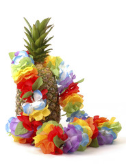 pineapple and lei