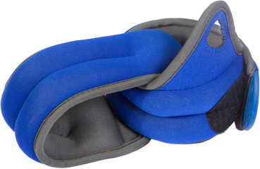 blue wrist weights
