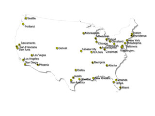 Obraz premium united states of america