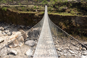 himalaya suspension bridge