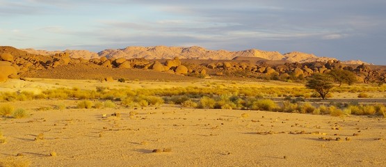 fin de journée dans le hoggar