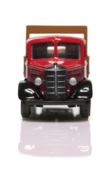 Fototapeta premium old delivery truck front