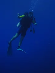 Foto auf Leinwand plongeur en mer rouge © foxytoul