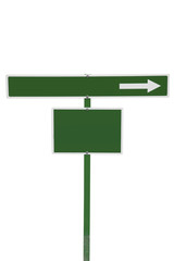 green sign