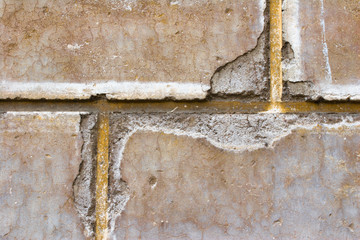close-up image, grey brick wal