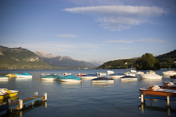 Fototapeta na wymiar jeziora Annecy