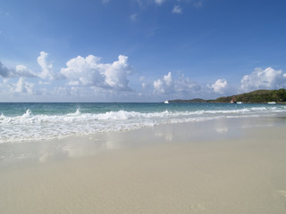 empty, tropical beach